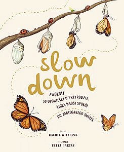 slow down zwolnij 50 opowiesci o przyrodzie ktora wnosi spokoj do zabieganego swiata ksiazka dla dziecka 2 245x300 - Świąteczne inspiracje prezentowe: książki dla dzieci w wieku 6-13 lat