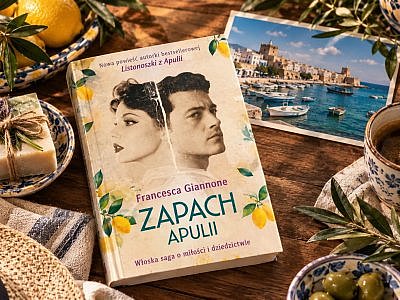 zapach apulii francesca giannone opinia 400x300 - "Zapach Apulii": włoska saga o miłości i dziedzictwie